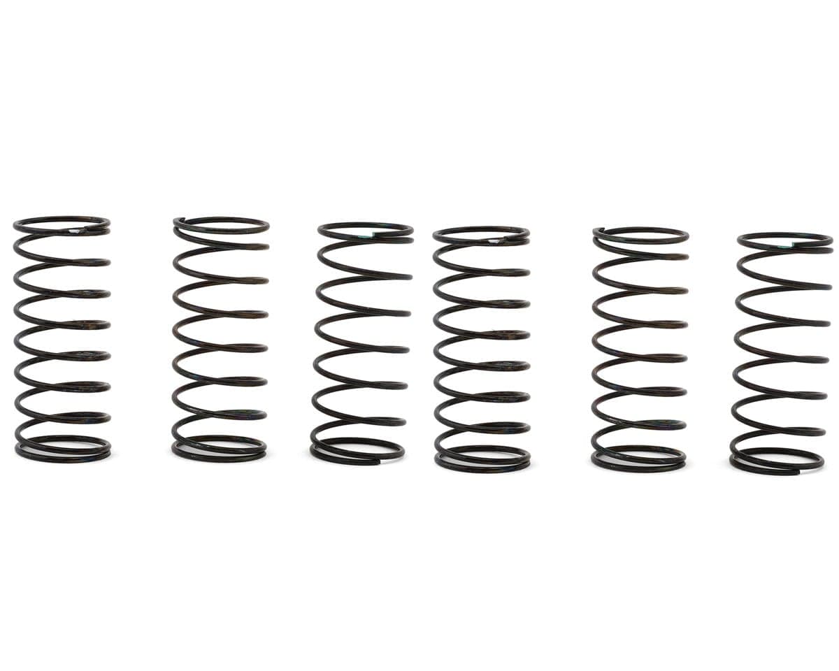 Tamiya Front Big Bore Shock Spring Tuning Set (6) (Green Hard/Medium/White Soft)