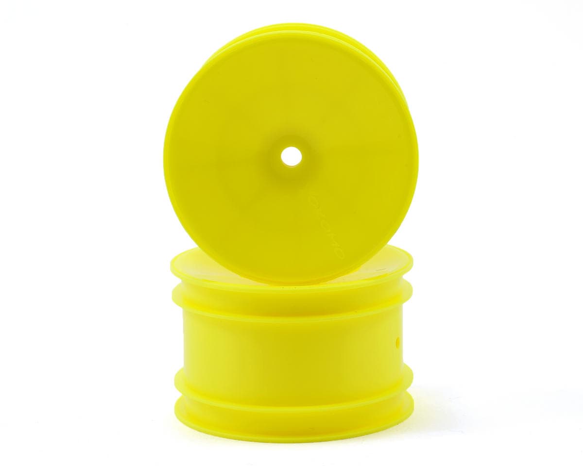 Yokomo 12mm Hex 1/10 Rear Buggy Wheels (Yellow) (2) (YZ-2/YZ-4/B-MAX)