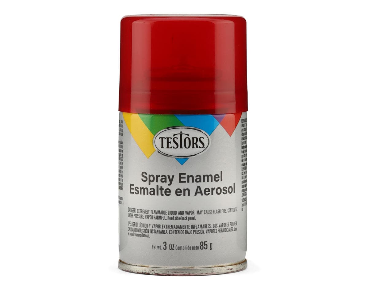Testors Spray 3 oz Candy Apple Red