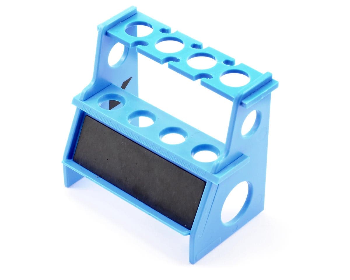 Kyosho Shock Absorber Holder w/Magnetic Strip (Blue)