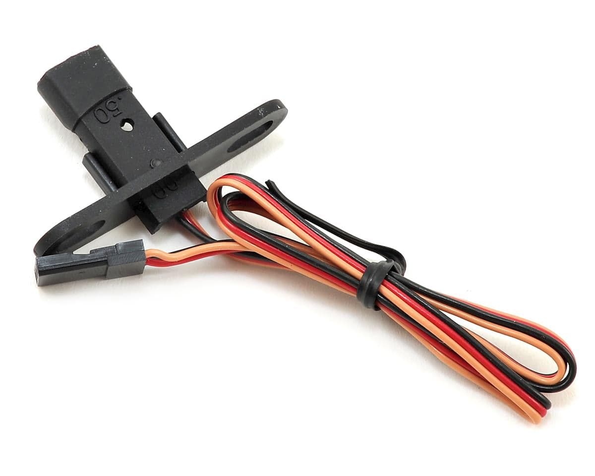 Spektrum RC Aircraft RPM Sensor & Bracket w/Std Servo Connector