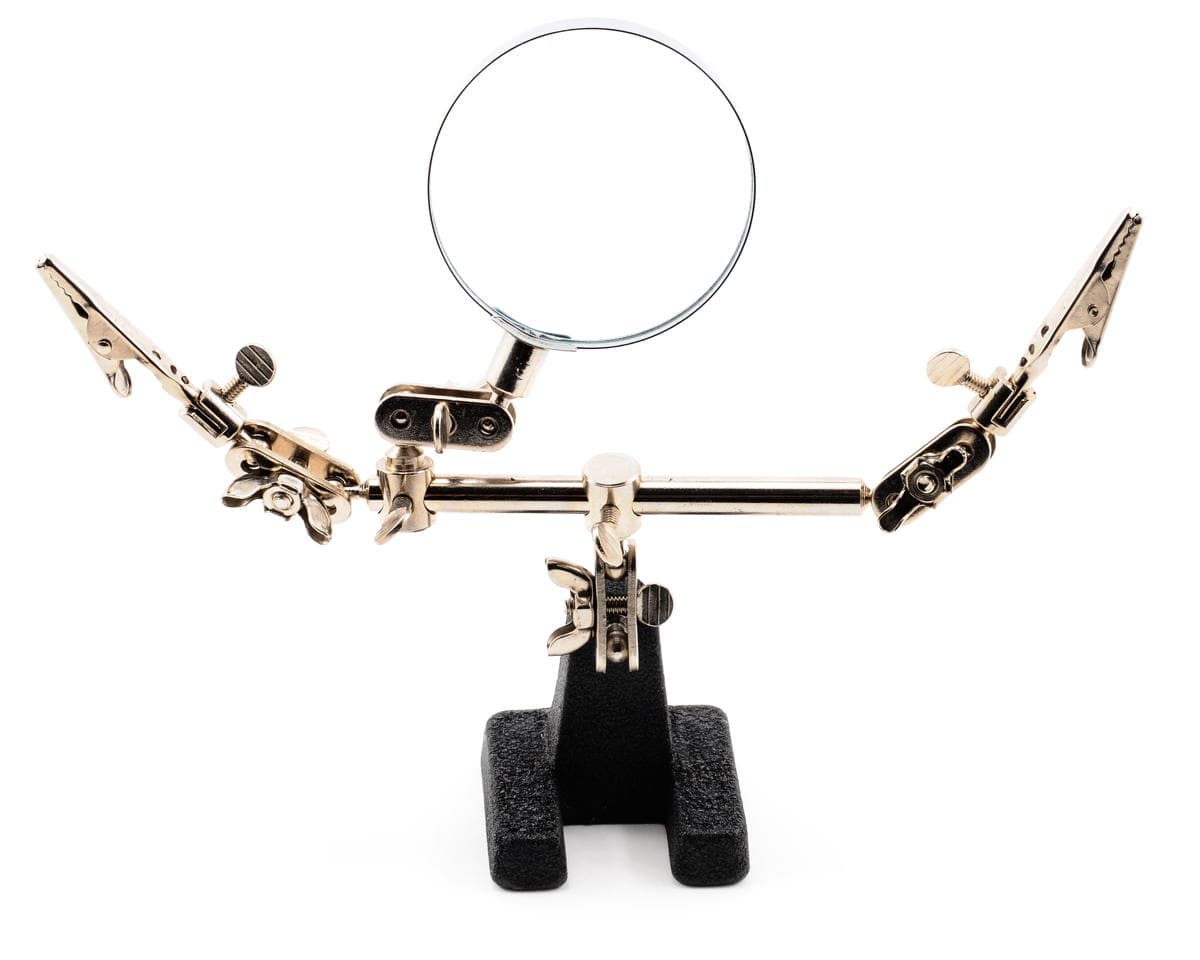 Excel Double Clip Extra Hands w/Magnifier