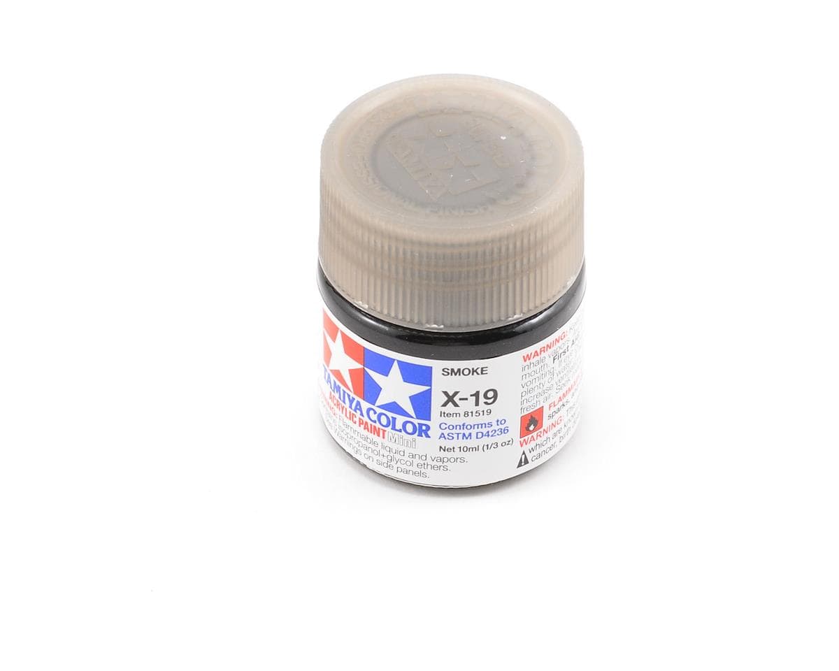 Tamiya X-19 Smoke Acrylic Paint (10ml)