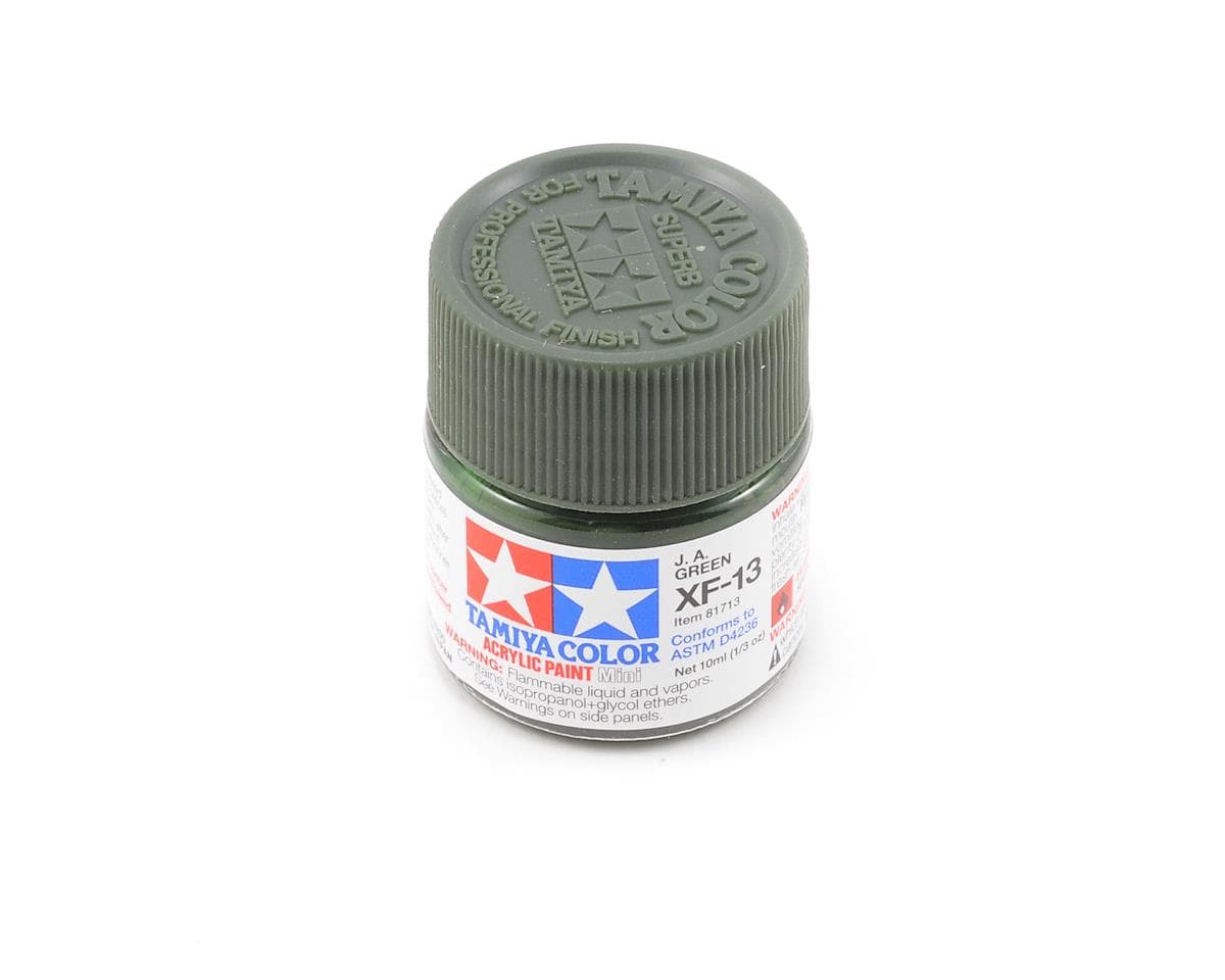 Tamiya XF-13 J.A. Flat Green Acrylic Paint (10ml)