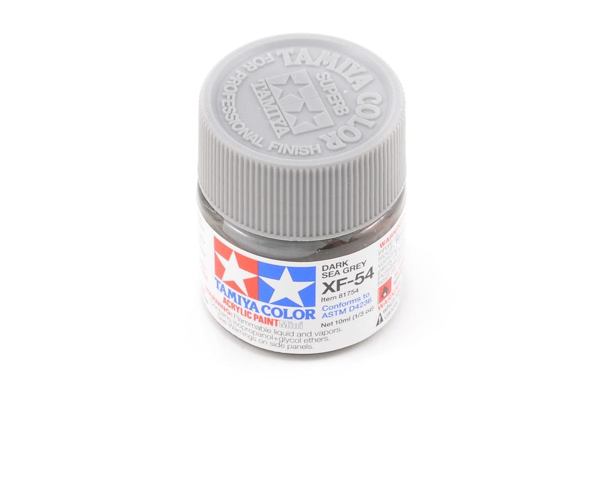 Tamiya XF-54 Flat Dark Sea Grey Acrylic Paint (10ml)