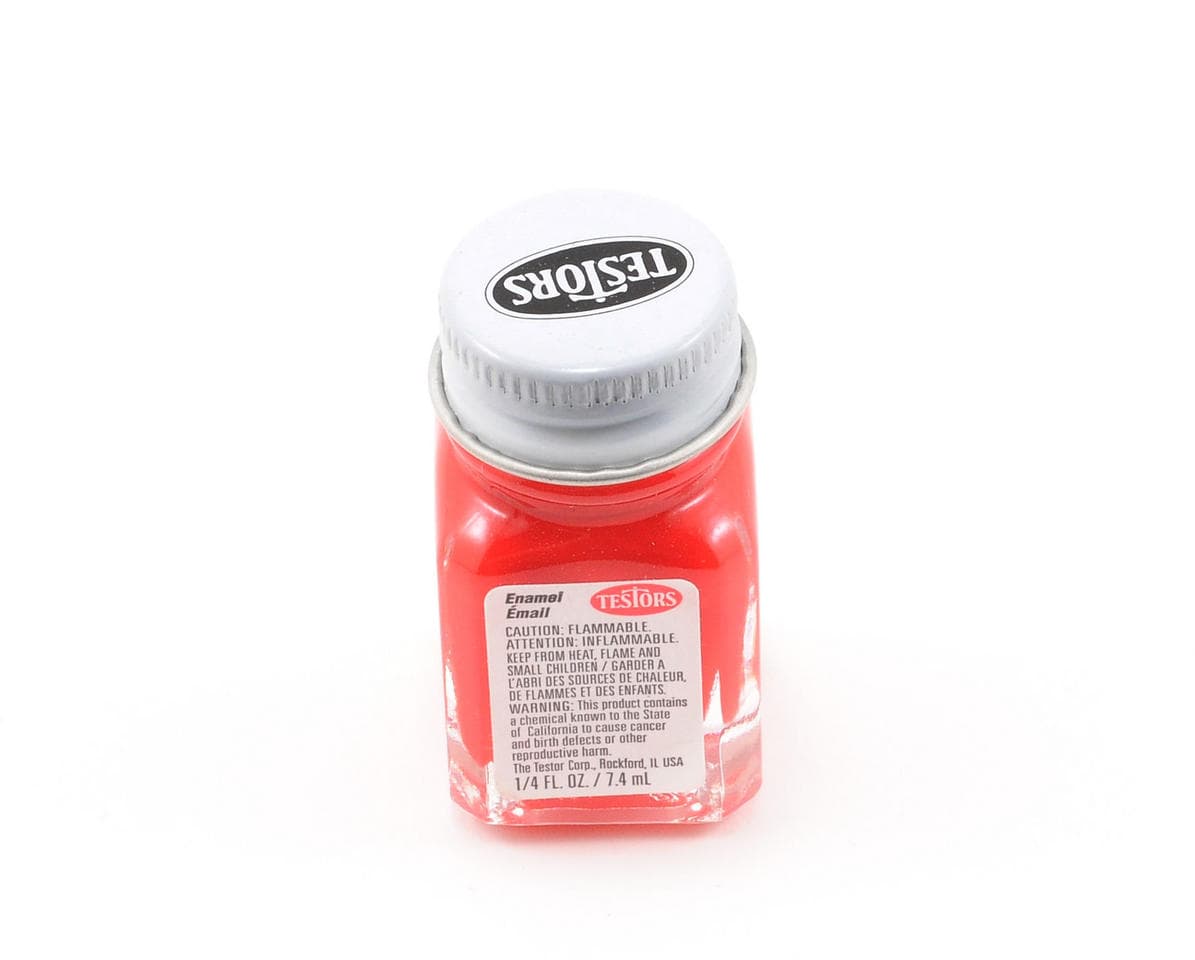 Testors Red Enamel Paint 1/4oz