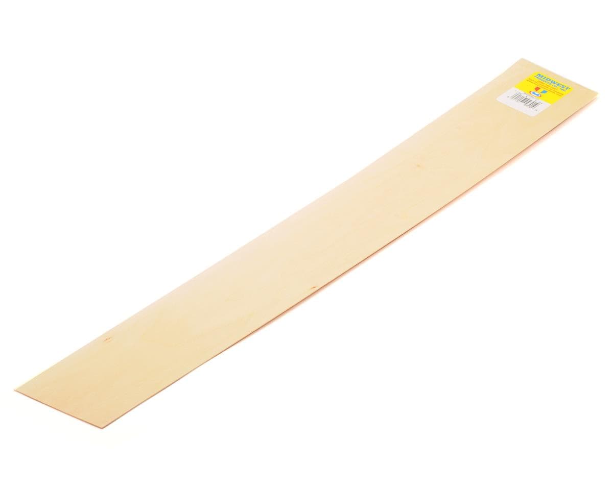 Midwest 1/32 x 3 x 24" Basswood Strips (15)