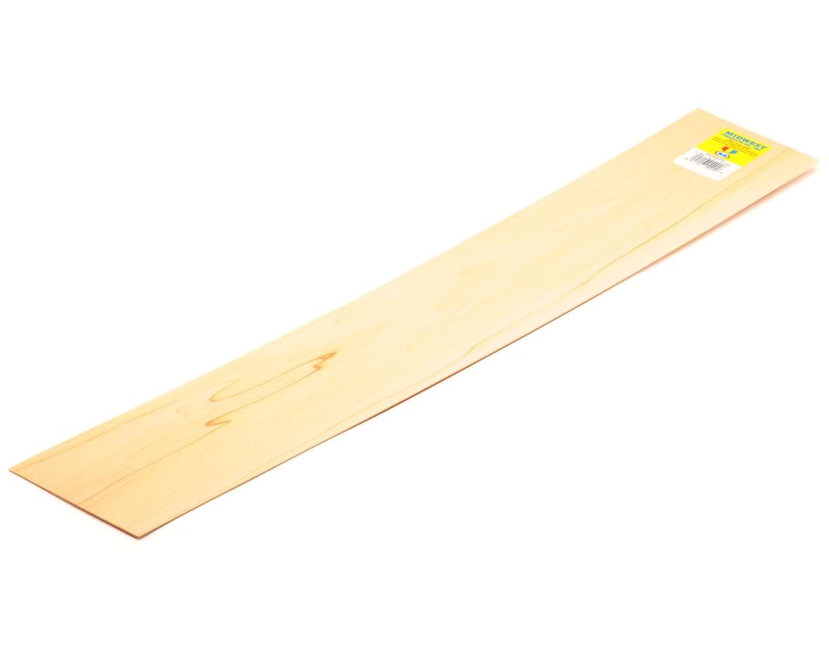 Midwest 1/32 x 4 x 24" Basswood Strip (15)