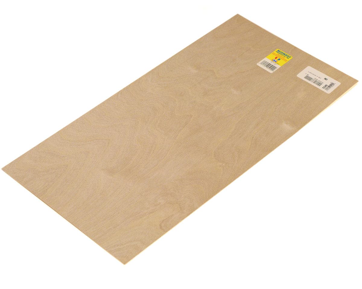 Midwest Plywood 1/64 x 12 x 24" (6)