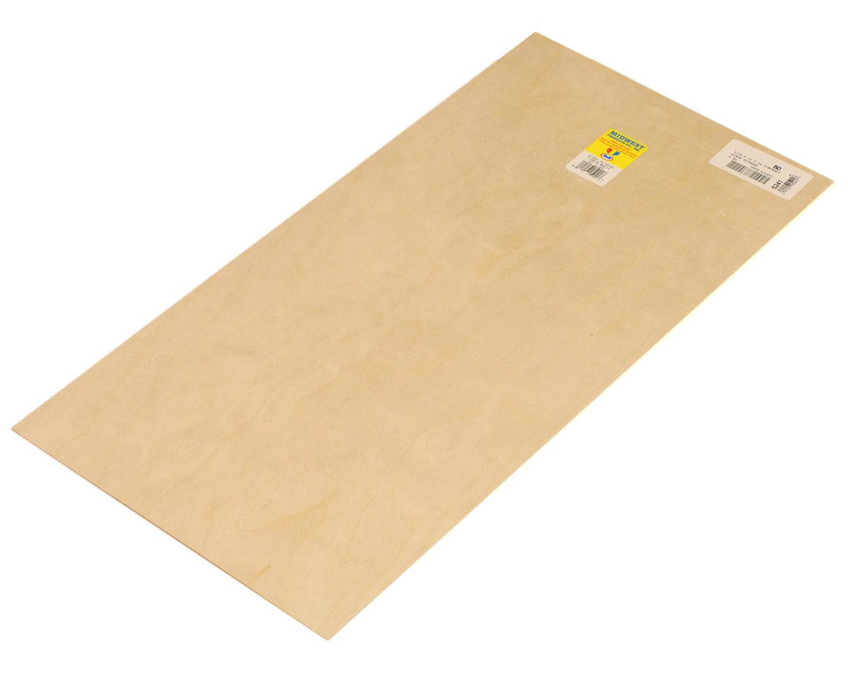 Midwest Plywood 1/32 x 12 x 24" (6)