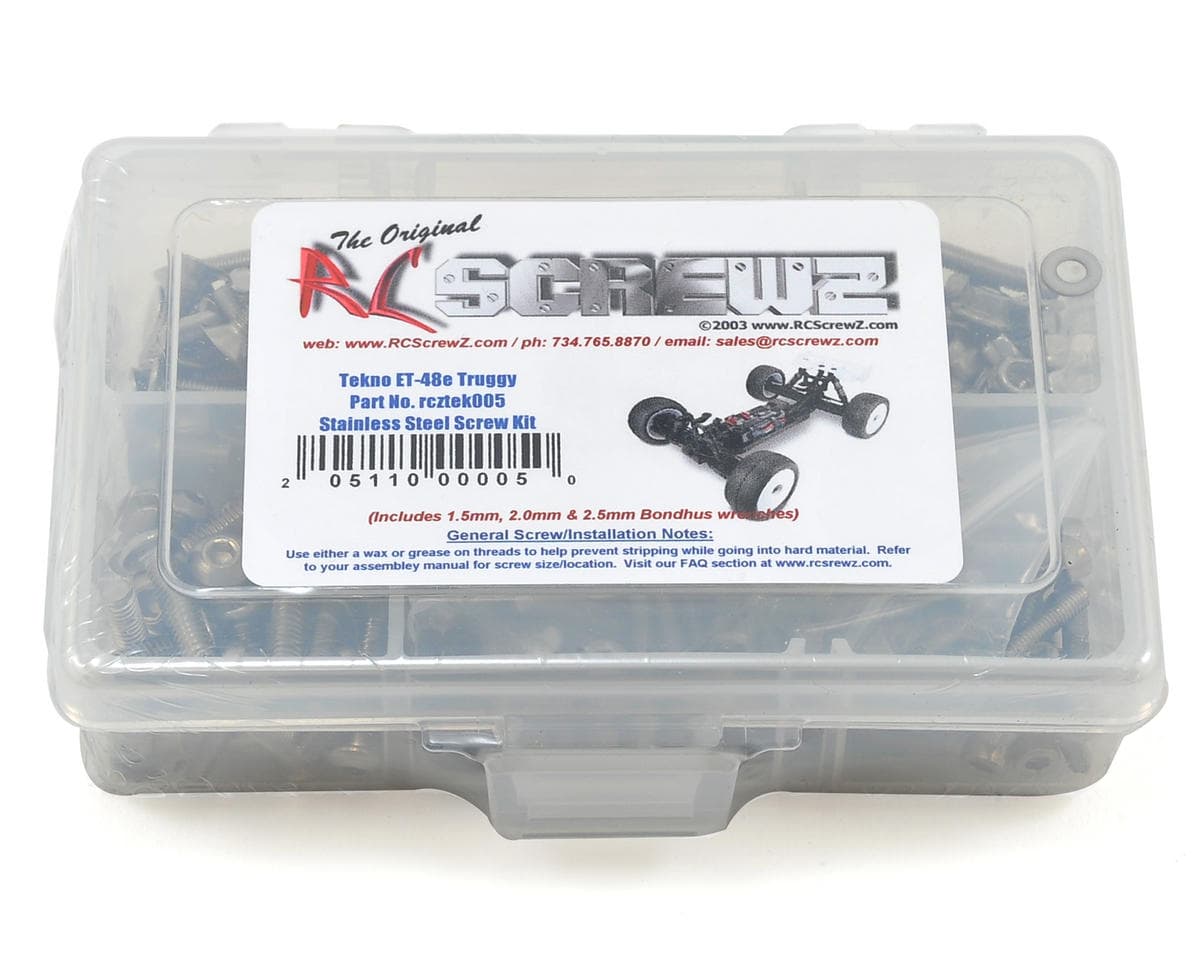 RC Screwz Tekno RC ET48 E-Truggy (#TKR5600) Stainless Steel Screw Kit