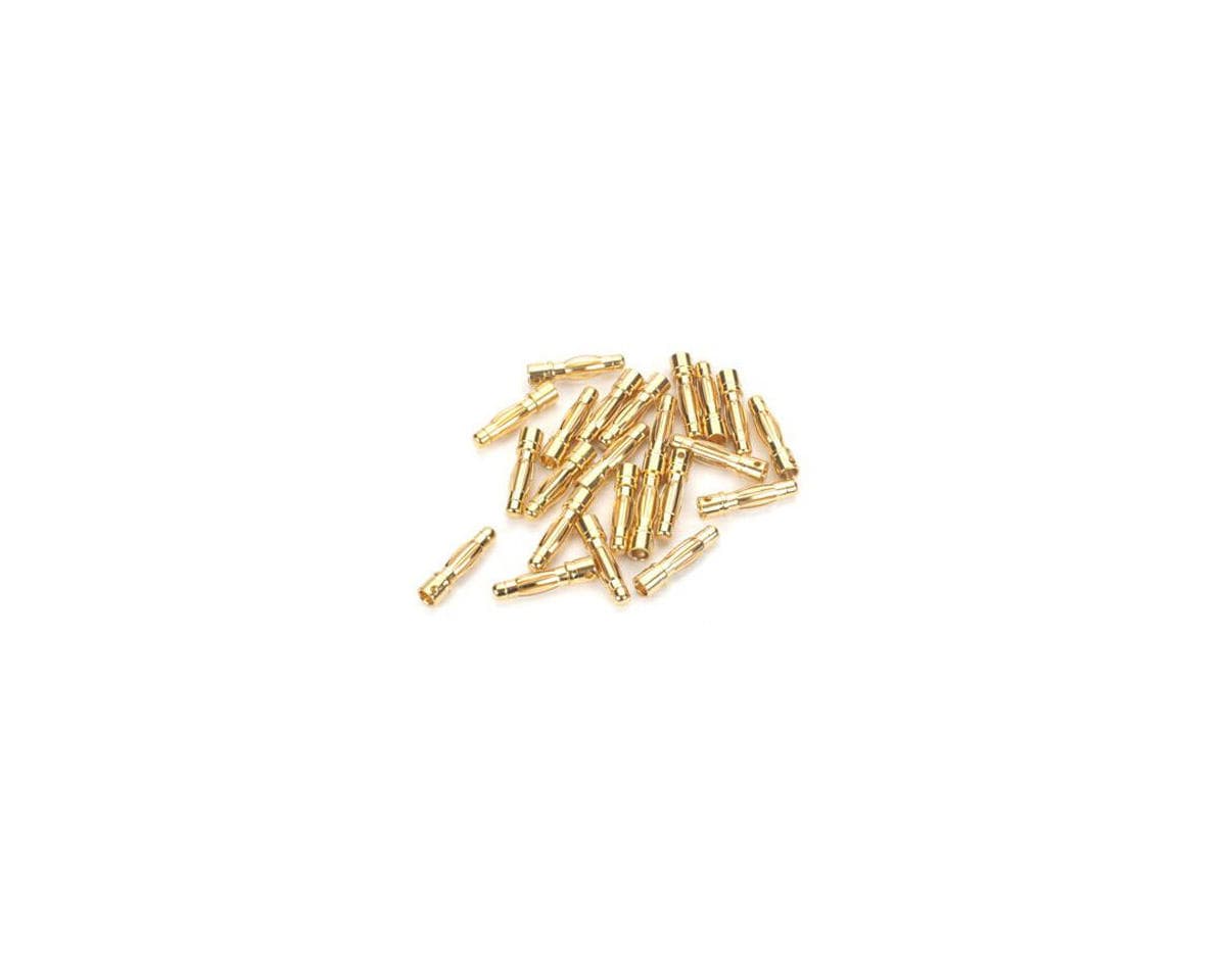 E-flite Gold Bullet Connector, Male, 4mm (30)