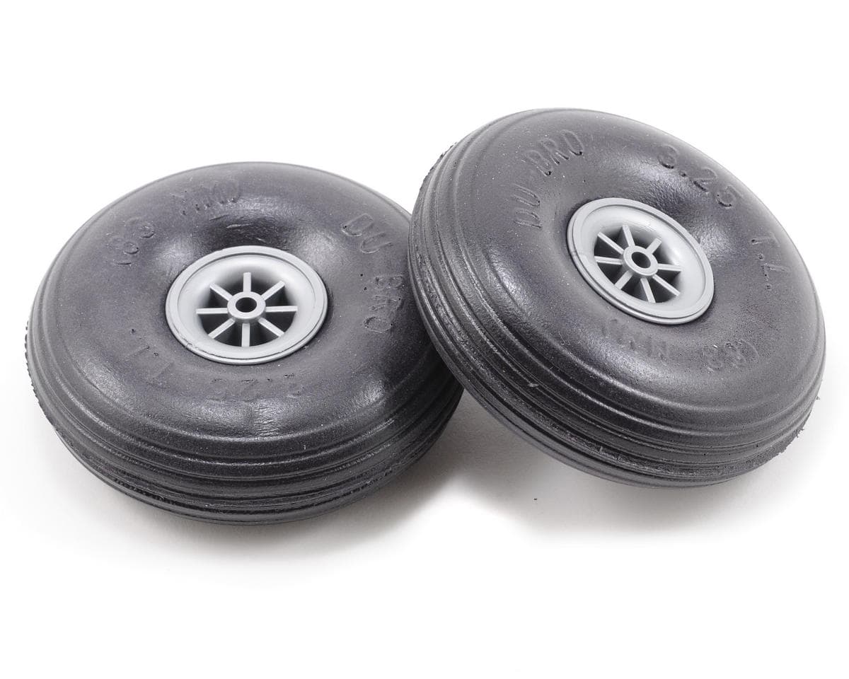 DuBro 3-1/4" Treaded Lite Wheel (2)