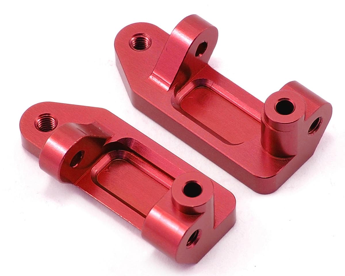 ST Racing Concepts Aluminum Caster Blocks for Traxxas Slash/Rustler/Stampede (Red)