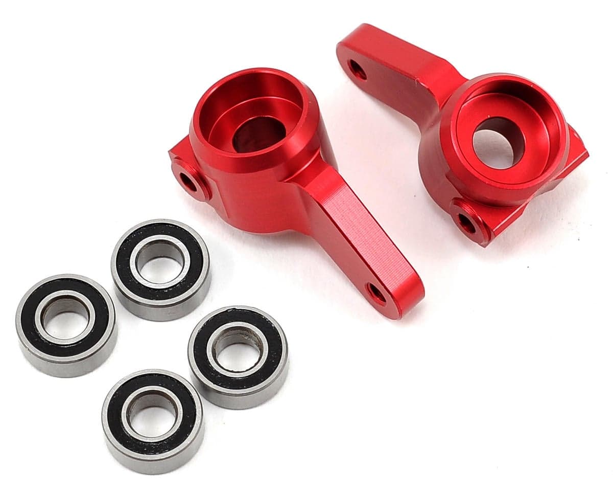 ST Racing Concepts Oversized Front Knuckles for Traxxas Slash/Rustler/Stampede w/Bearings (Red)