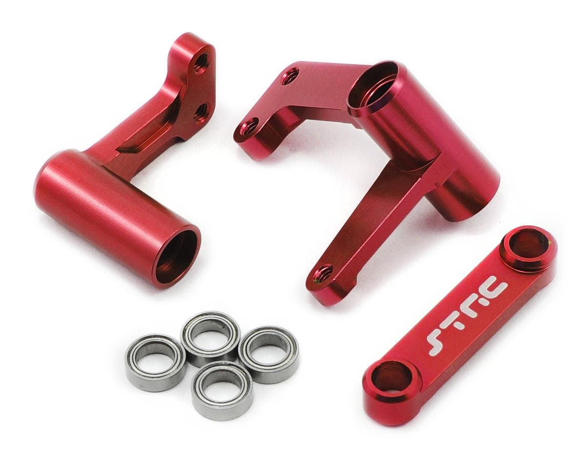 ST Racing Concepts Aluminum Steering Bellcrank for Traxxas Slash/Rustler/Bandit w/Bearings (Red)
