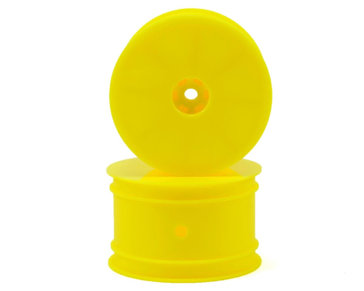 HB Racing D4 Evo3 2WD Rear 2.2 Rear Wheels (2) (Yellow)