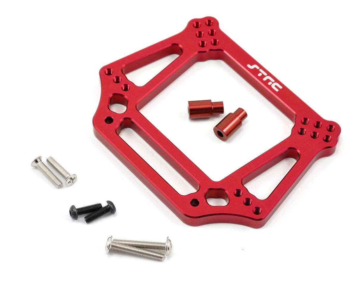 ST Racing Concepts 6mm Heavy Duty Front Shock Tower for Traxxas Stampede/Rustler/Slash/Bandit (Red)