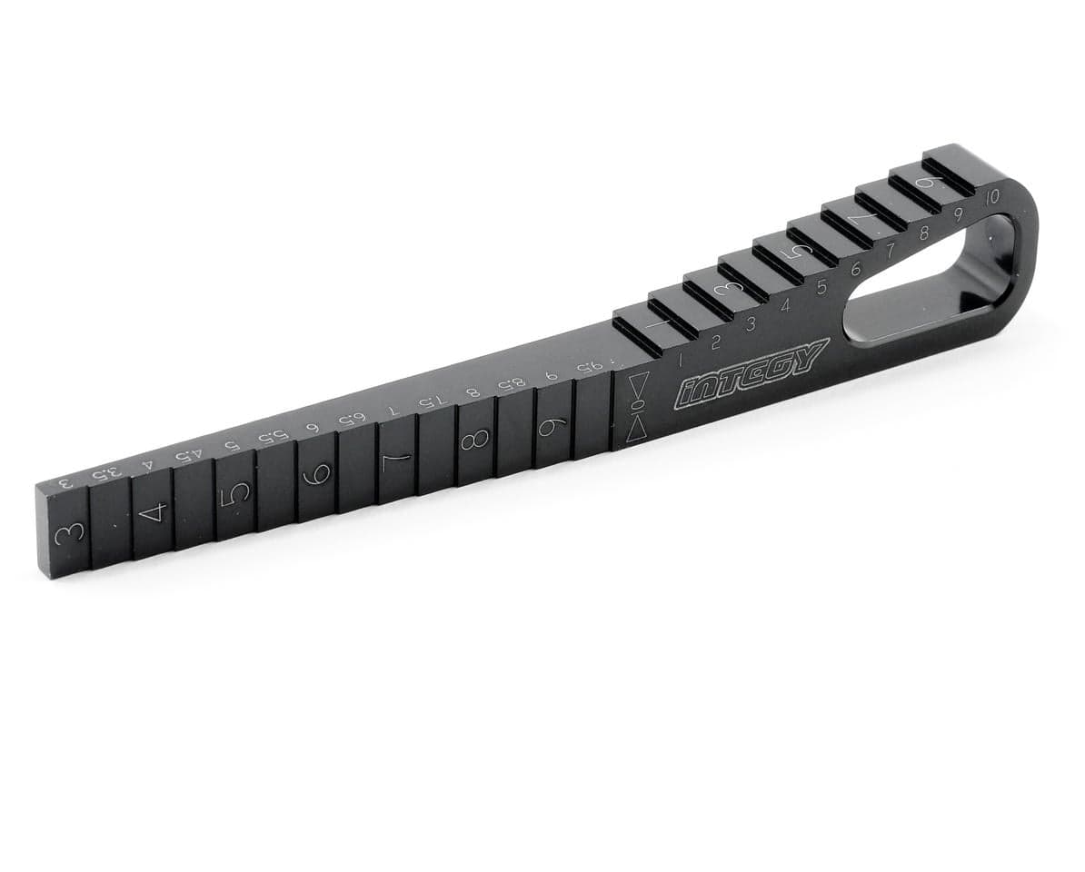 Team Integy Professional Ride Height/Droop Gauge (Black)