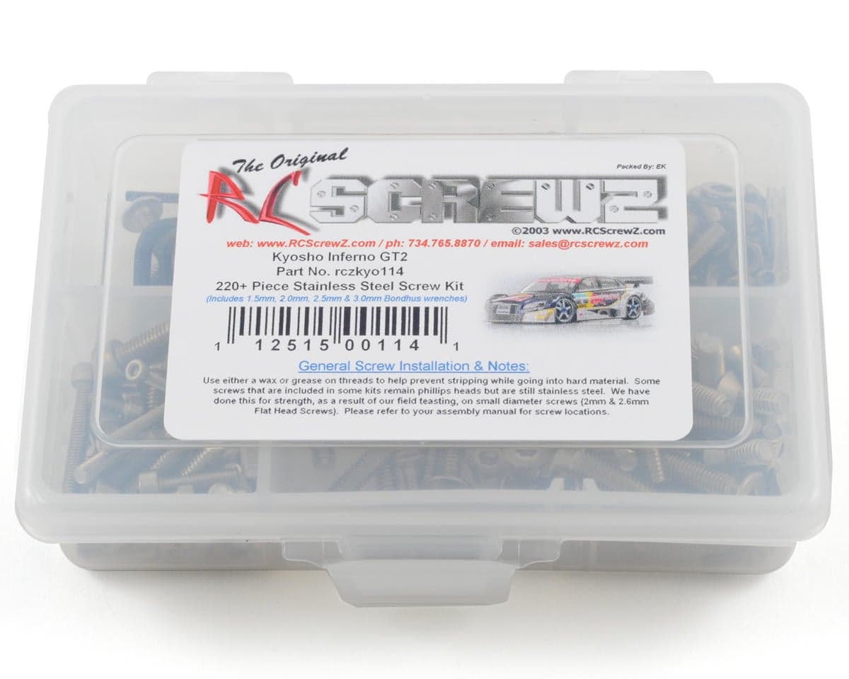 RC Screwz Screw Set: KYO Inferno GT2