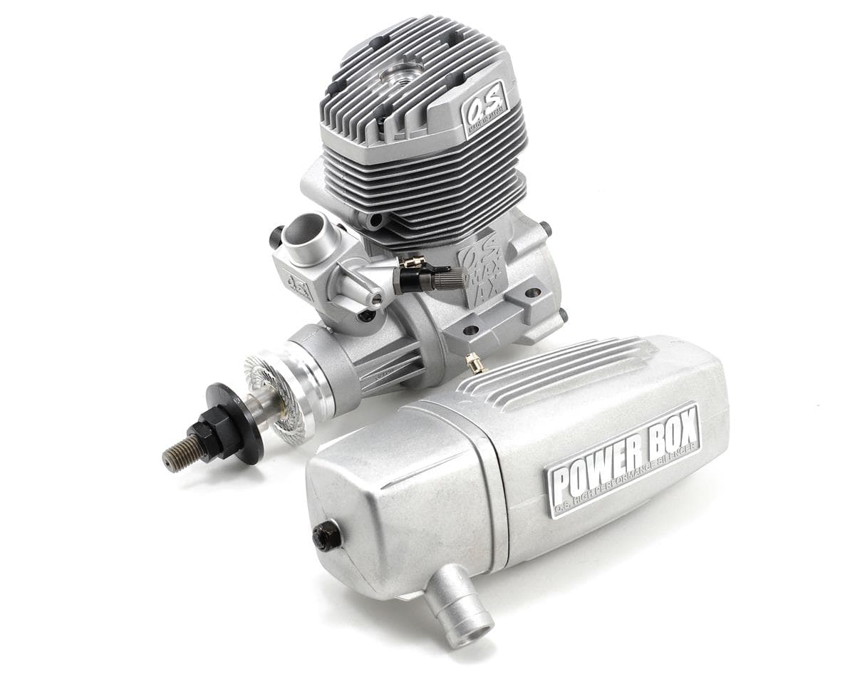O.S. 120AX Ringed 1.20 Airplane Glow Engine with Muffler
