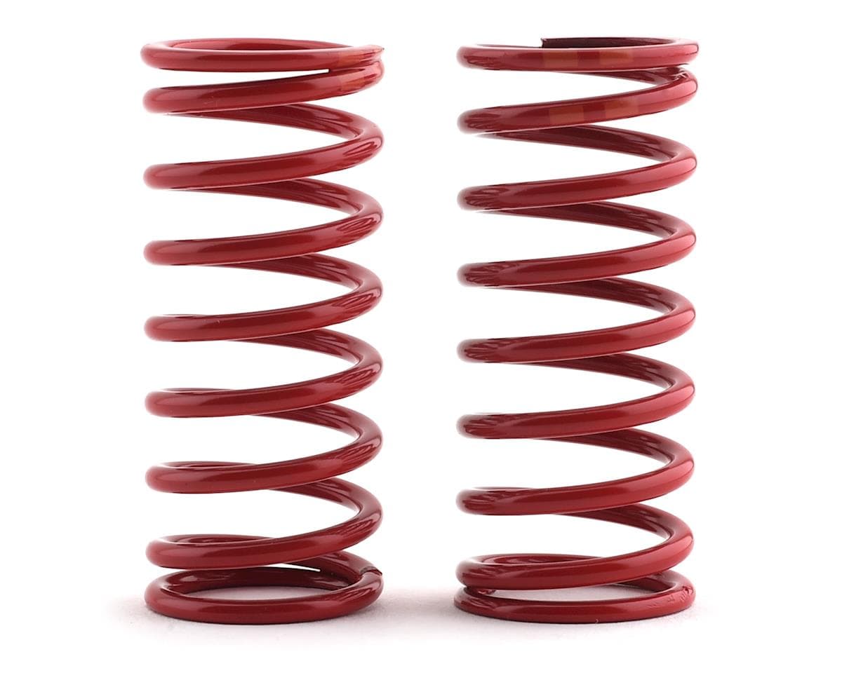 Traxxas Long Shock Springs (Red w/Double Orange Stripe - GTR 5.4) (2) (Summit)