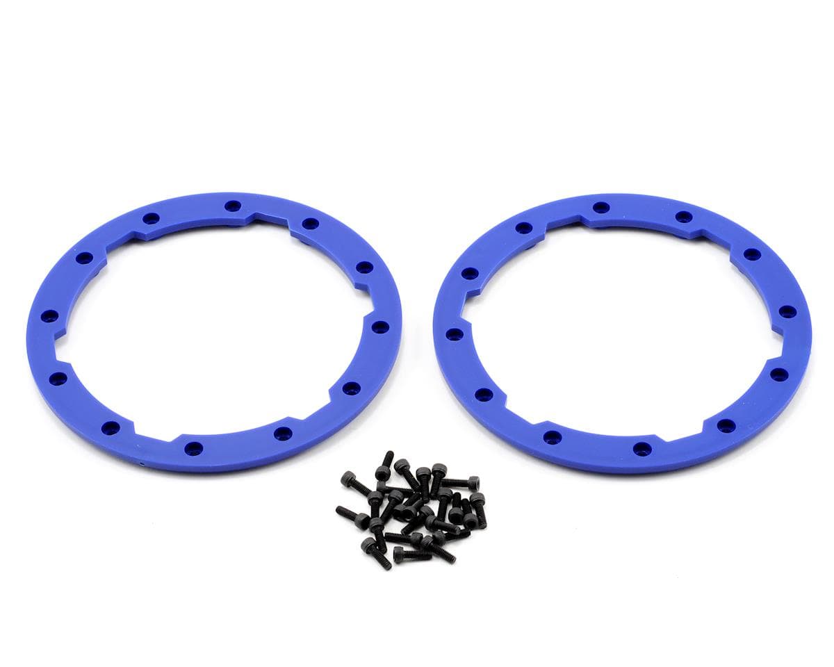 Traxxas Beadlock Style Sidewall Protector w/Hardware (Blue) (2)