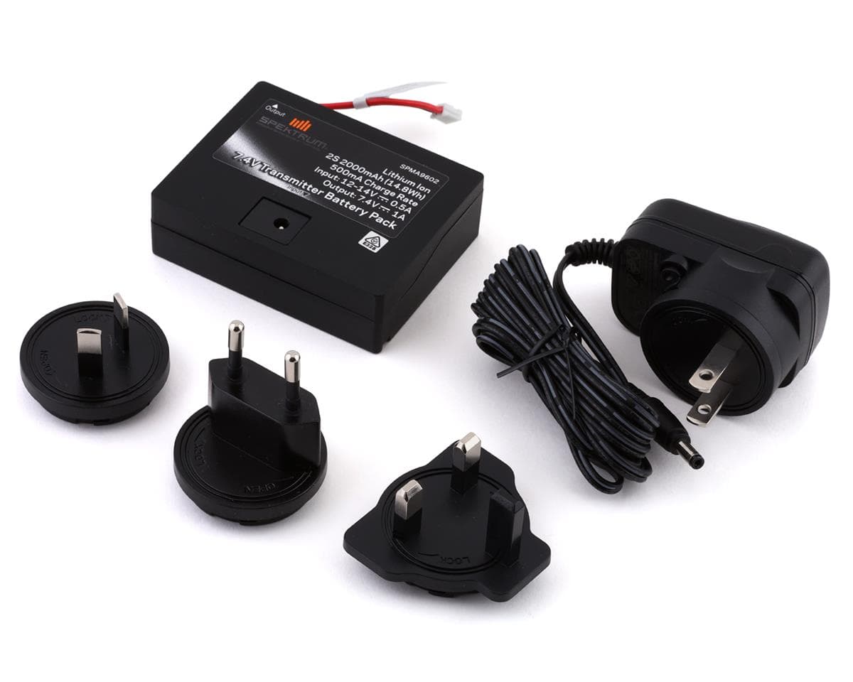 Spektrum RC DX6 G2 Transmitter Battery/Charger Combo (2000mAh)