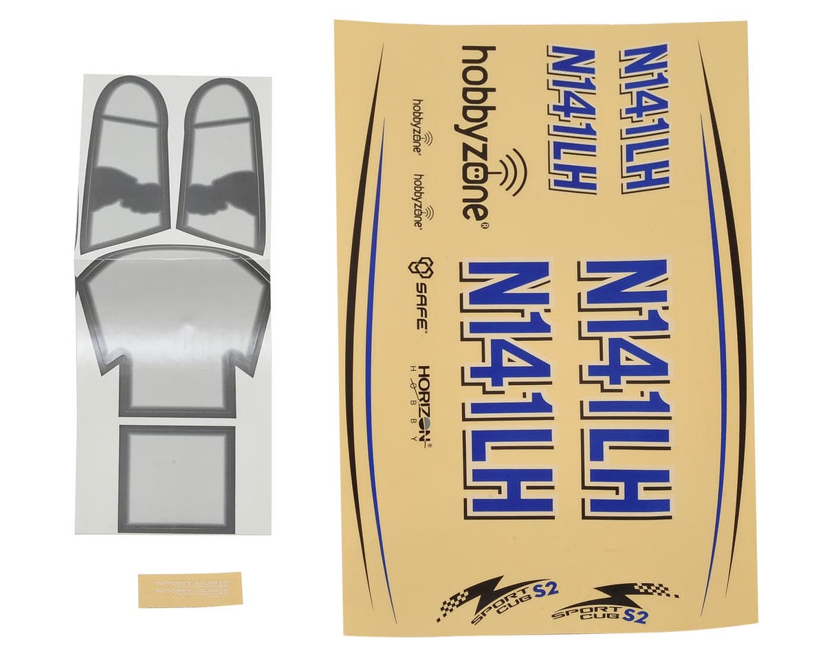 HobbyZone Sport Cub S Decal Sheet