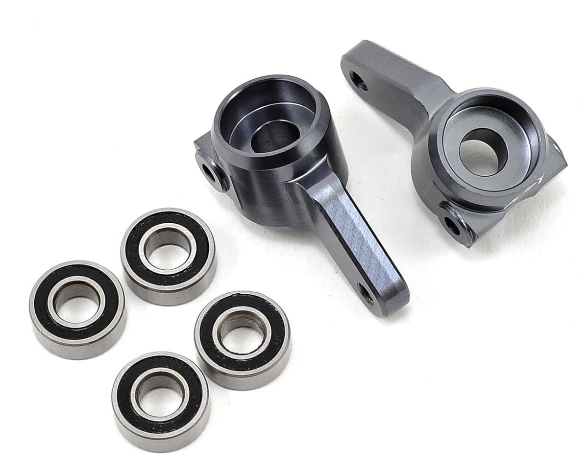 ST Racing Concepts Oversized Front Knuckles for Traxxas Slash/Rustler/Stampede w/Bearings (Gun Metal)