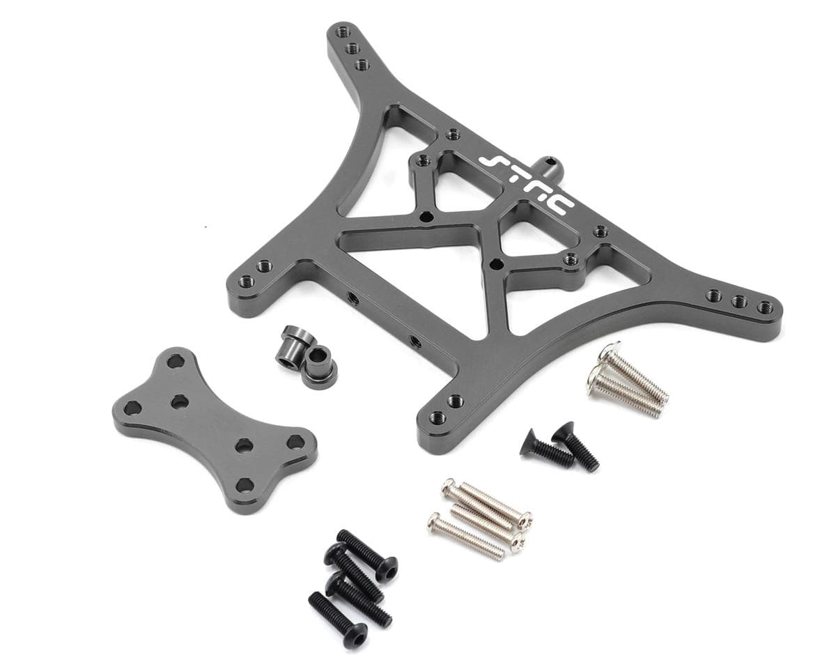 ST Racing Concepts 6mm Heavy Duty Rear Shock Tower for Traxxas Slash/Stampede/Rustler (Gun Metal)