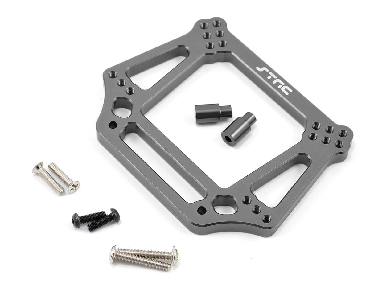 ST Racing Concepts 6mm Heavy Duty Front Shock Tower for Traxxas Stampede/Rustler/Slash/Bandit (Gun Metal)