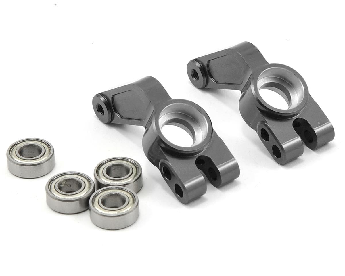 ST Racing Concepts Oversized Rear Hub Carrier for Traxxas Slash/Stampede/Rustler w/Bearings (Gun Metal)