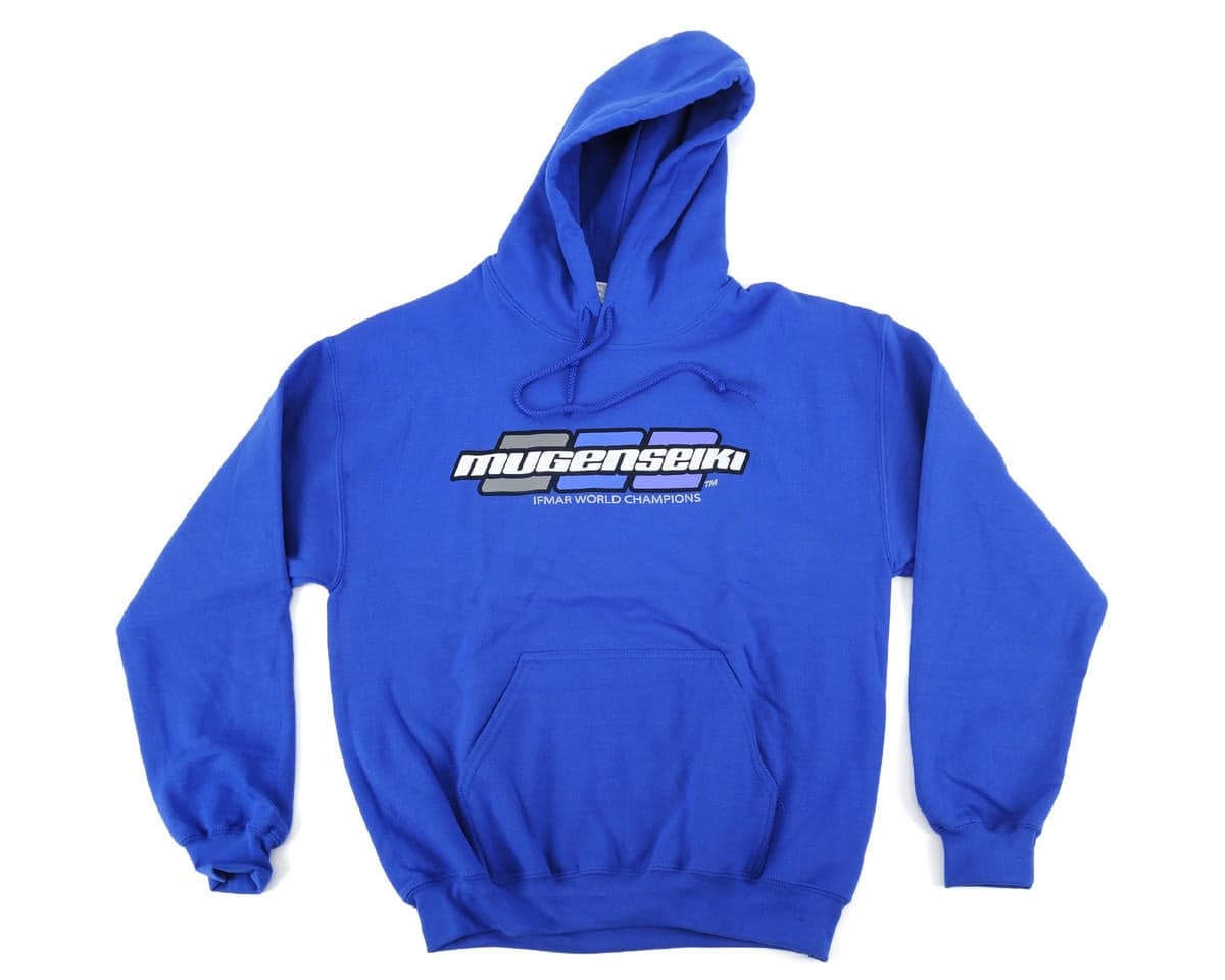 Mugen Seiki "3 Dot" Hoodie (Blue) (XL)