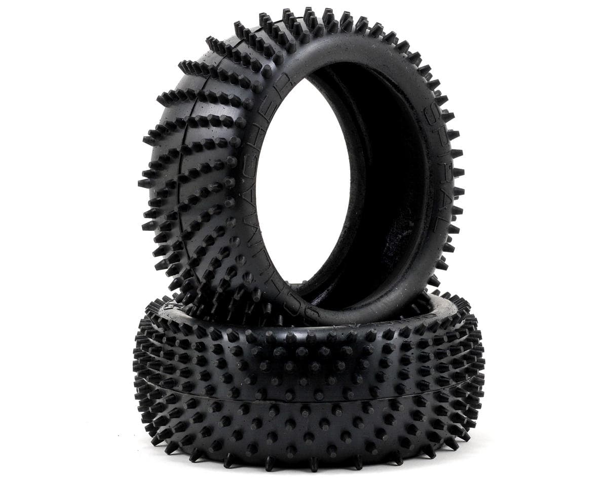Schumacher "Spiral" 1/8 Buggy Tires (2) (Silver)