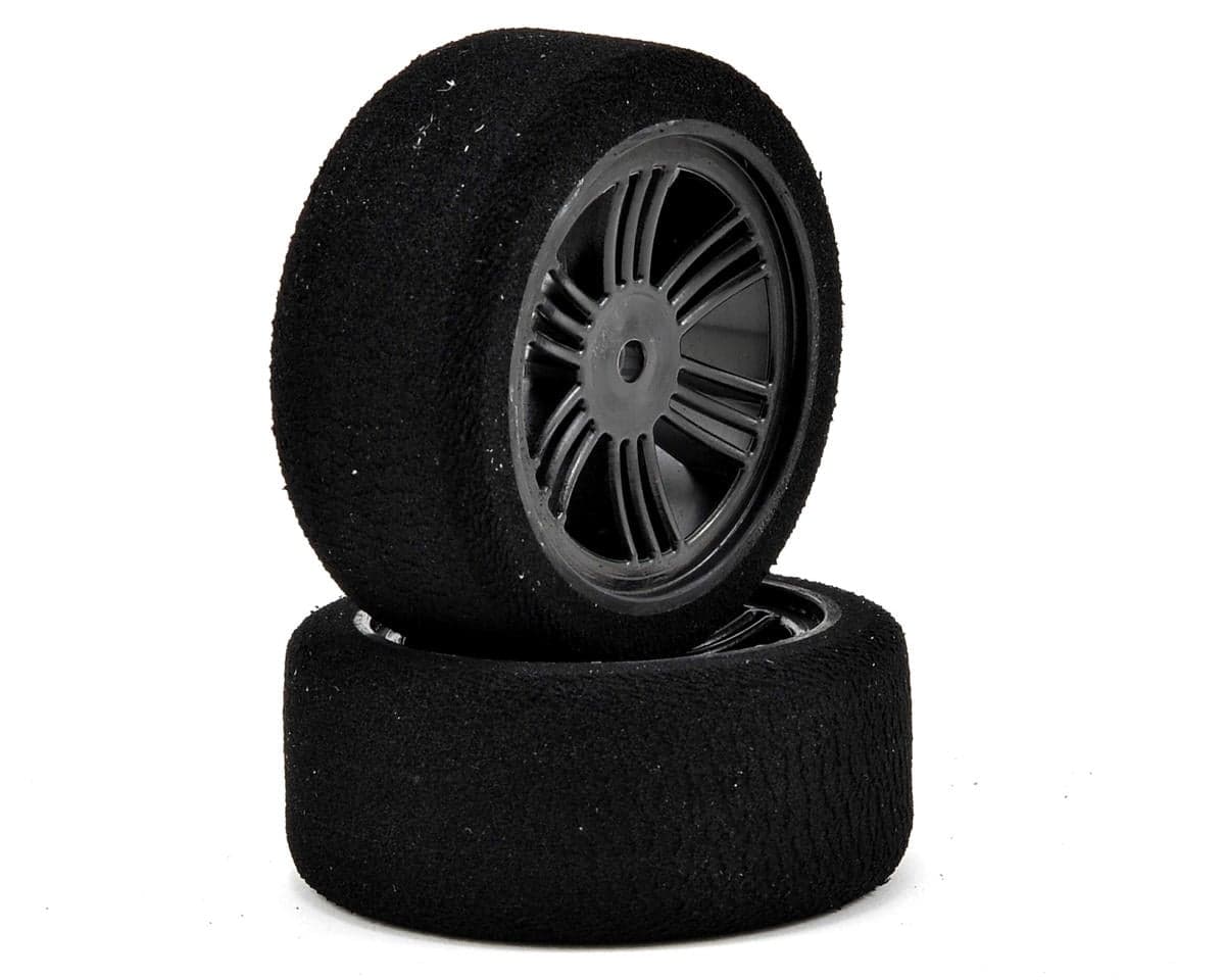Contact 26mm 1/10 Nitro Sedan Foam Front Tires (2) (37 Shore) (Carbon Black) w/12mm Hex
