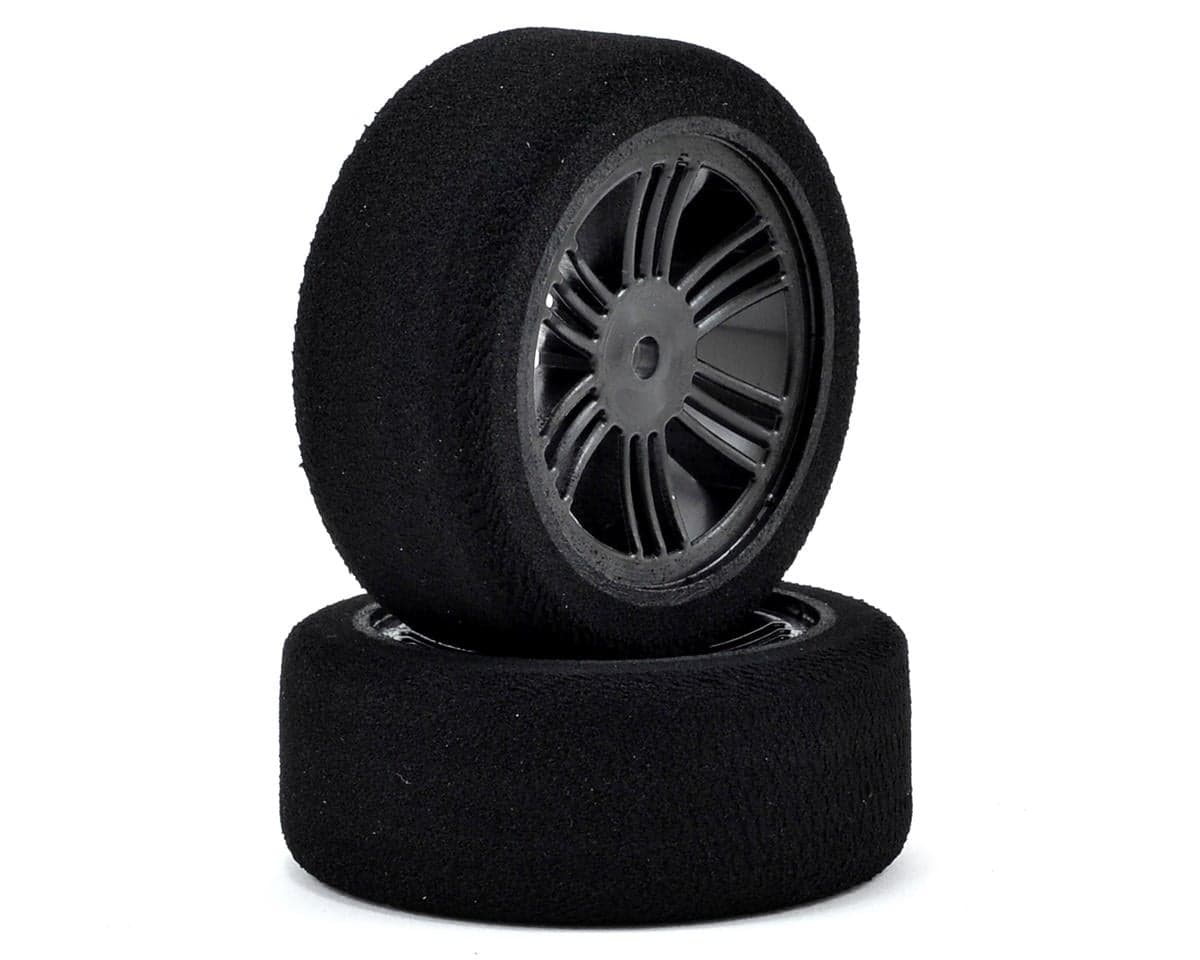 Contact 26mm 1/10 Nitro Sedan Foam Front Tires (2) (42 Shore) (Carbon Black) w/12mm Hex
