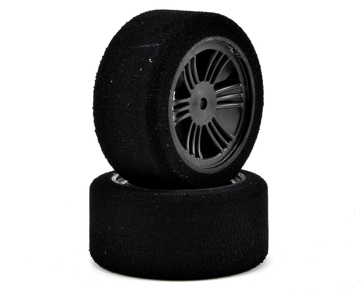 Contact 30mm 1/10 Nitro Sedan Foam Rear Tires (2) (35 Shore) (Carbon Black) w/12mm Hex