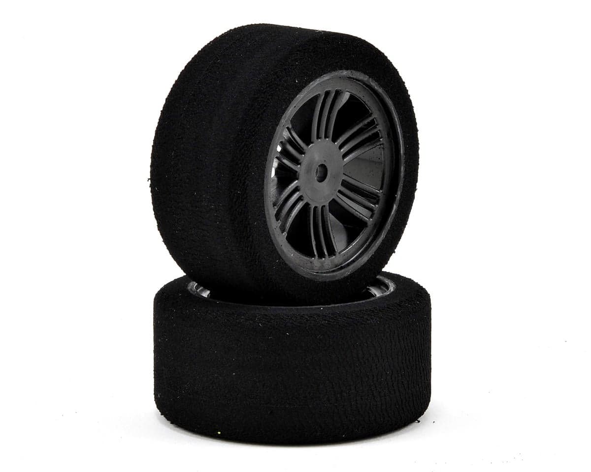 Contact 30mm 1/10 Nitro Sedan Foam Rear Tires (2) (42 Shore) (Carbon Black) w/12mm Hex