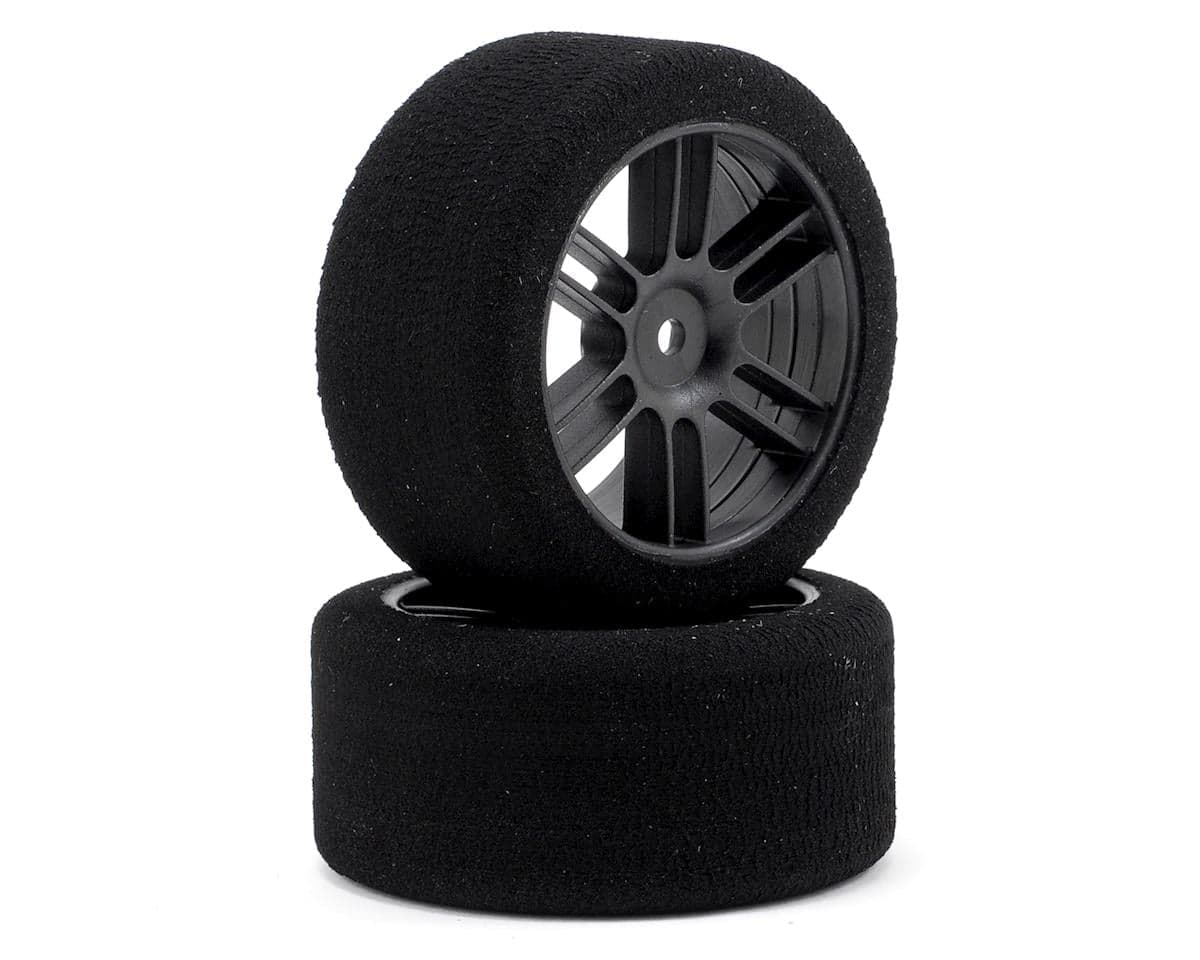 Xceed RC 30mm Enneti 1/10 Carbon Nitro Sedan Rear Tires (2) (37 Shore) (Carbon Black) w/12mm Hex