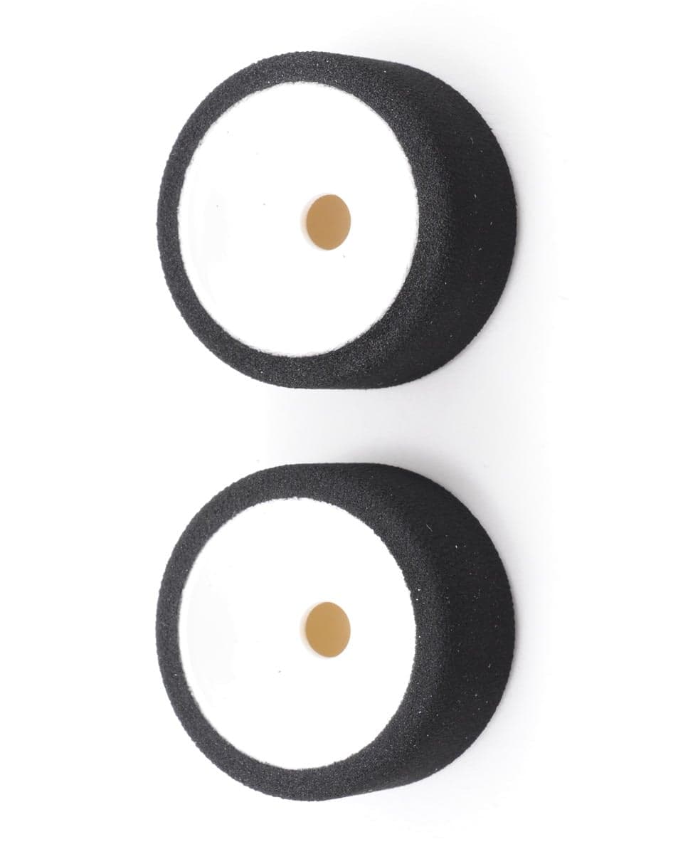 XRAY 9mm Hex Rear Foam Tire Mounted (2) (White) (40 Deg)