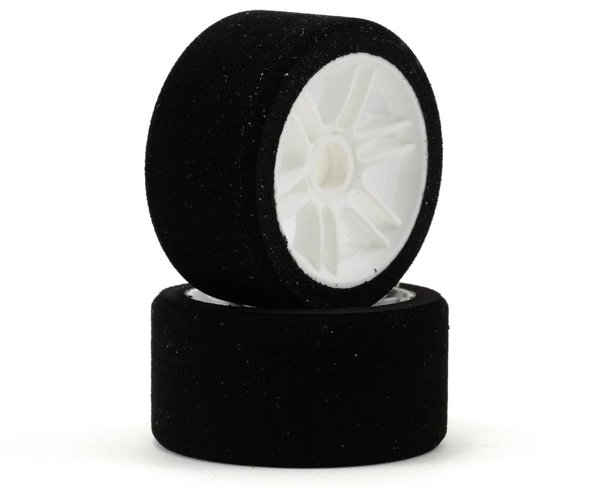 Xceed RC "Enneti" 1/12 Carpet Front Tires (2) (White) (35 Shore)