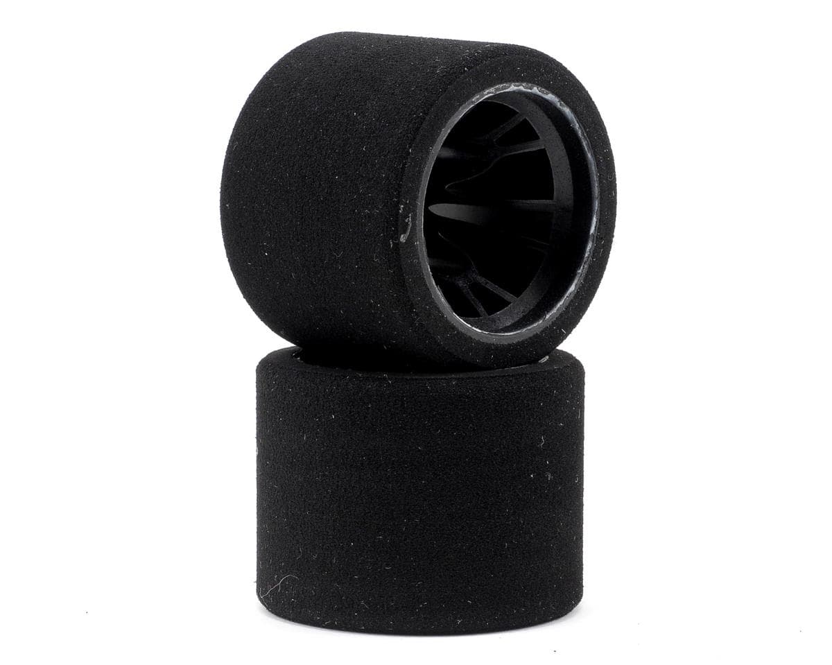 Xceed RC "Enneti" 1/12 Carbon Carpet Rear Tires (2) (Carbon Black) (25 Shore)