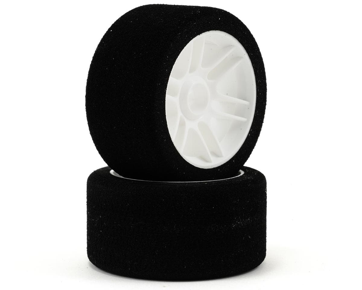 Xceed RC "Enneti" 1/8 On Road Front Tires (2) (White) (40 Shore)