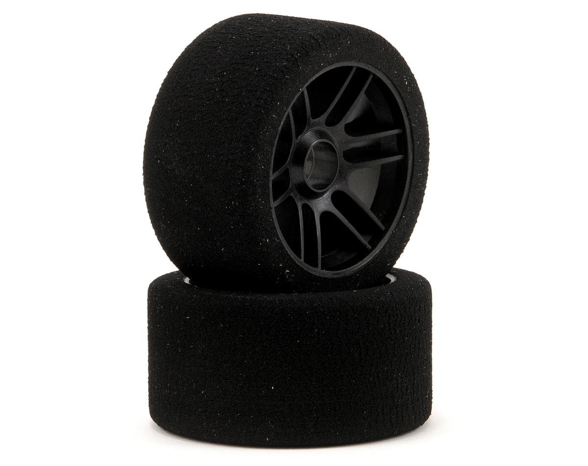 Xceed RC "Enneti" 1/8 Carbon On Road Front Tires (2) (Carbon Black) (40 Shore)