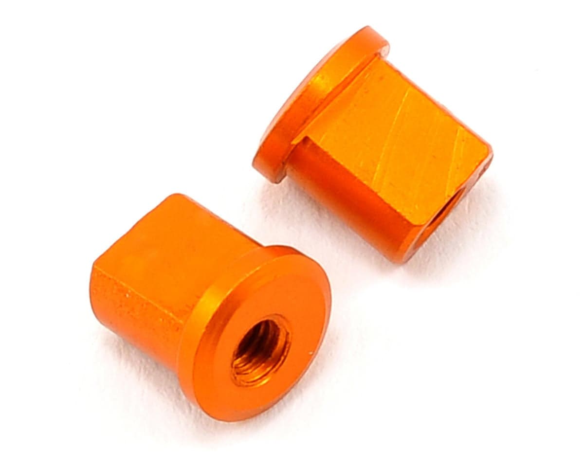 XRAY 0.5mm Aluminum Eccentric Bushing (Orange) (2)