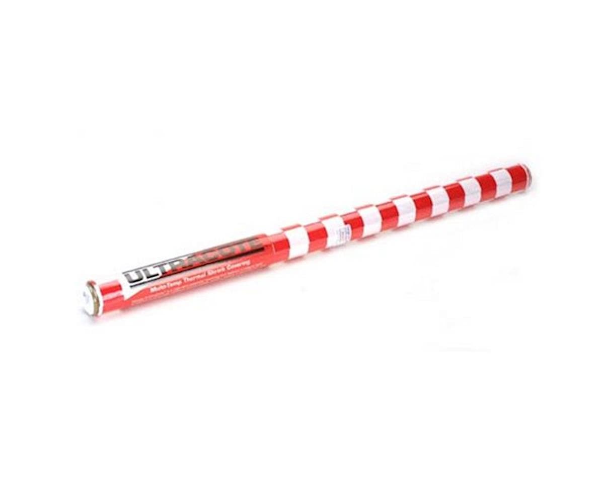 Hangar 9 UltraCote, 1" Squares White/Red