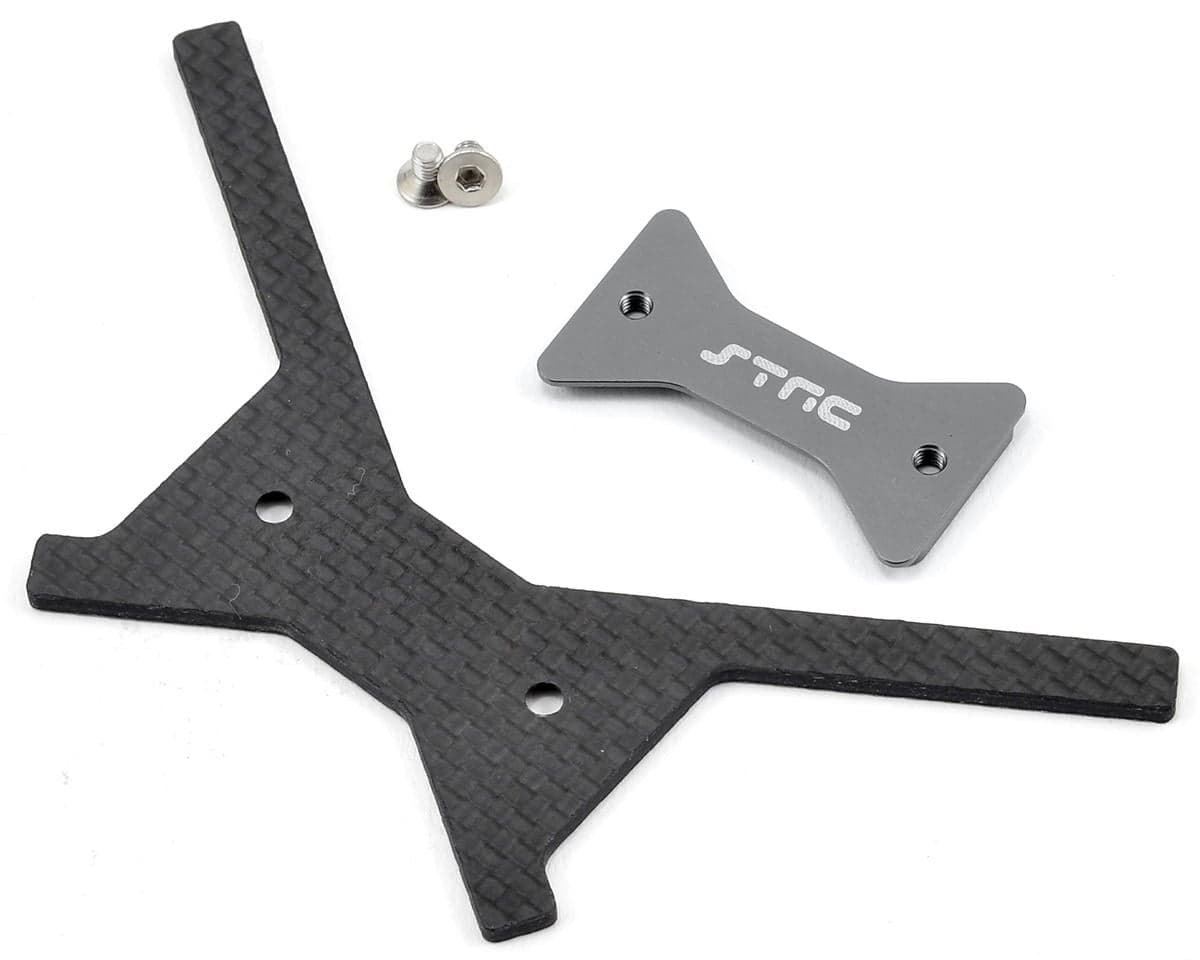 ST Racing Concepts Aluminum/Graphite Battery Plate (Gun Metal)