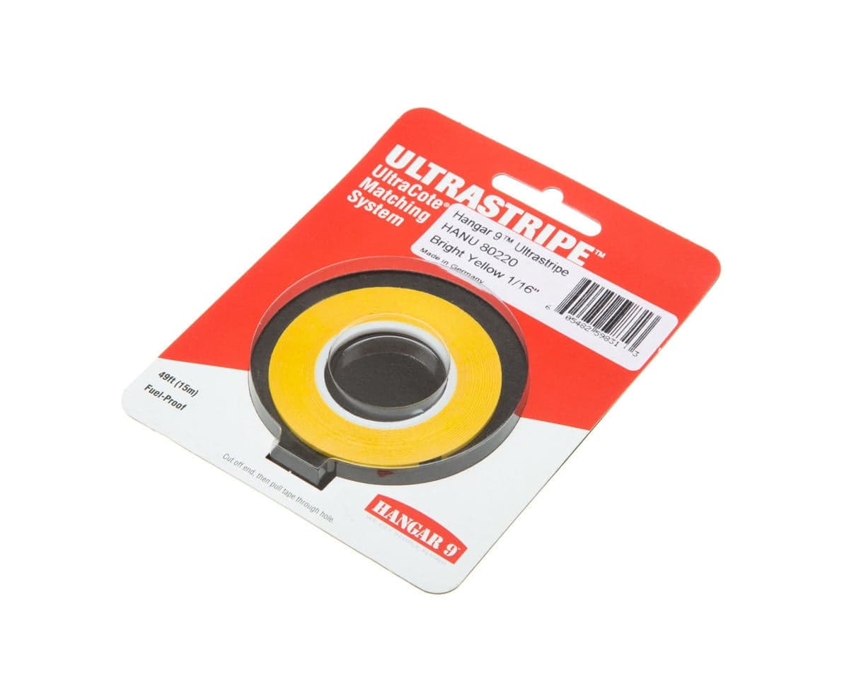 Hangar 9 UltraStripe, Bright Yellow 1/16"