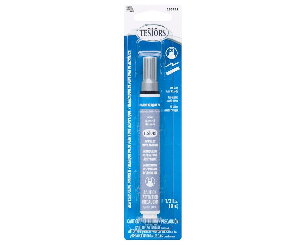 Testors Acrylic Paint Marker Pen (Silver)